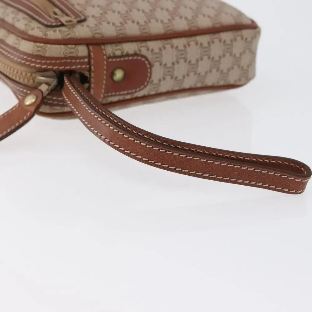 Celine Macadam Clutch Bag Beige